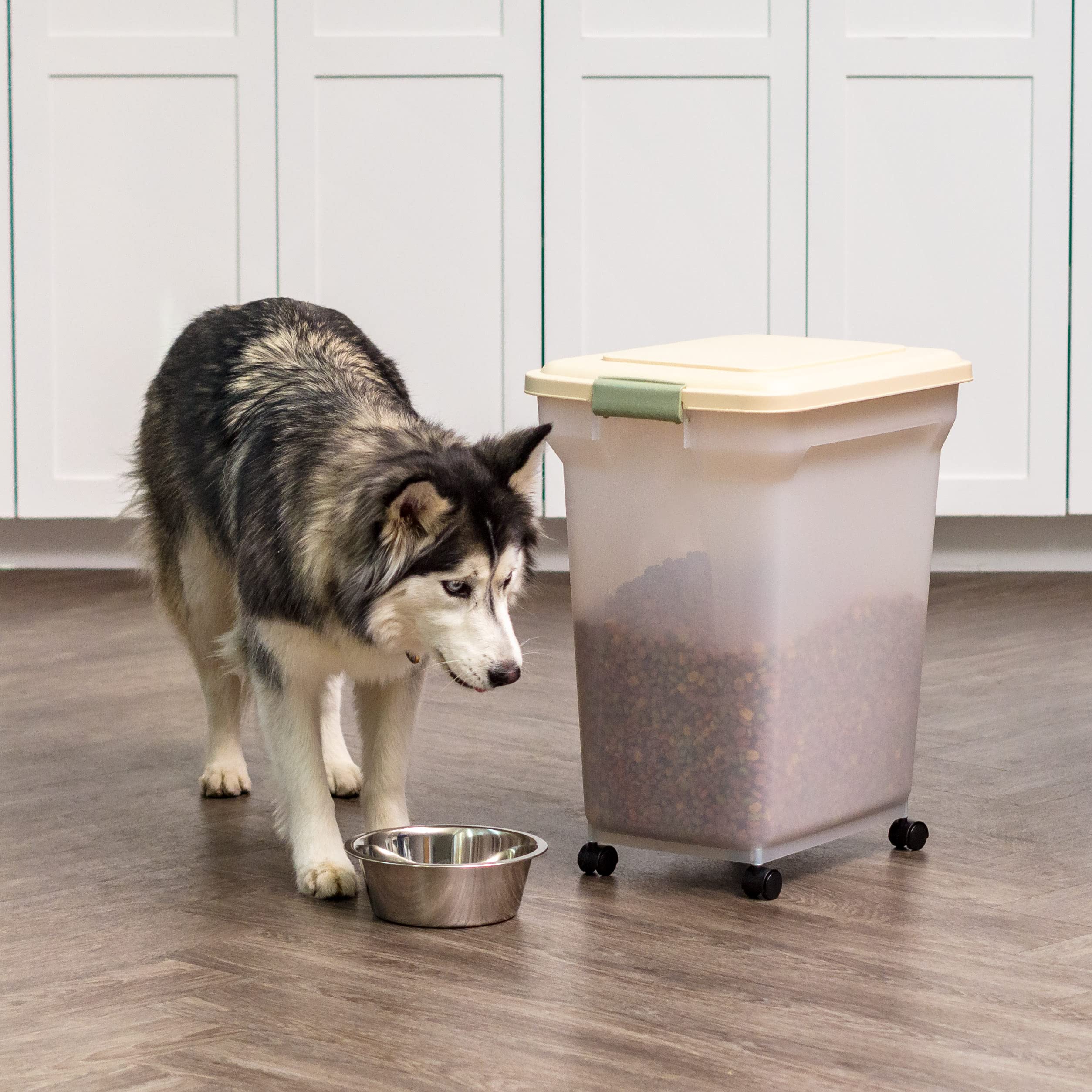 Foto 3 pulgar | Contenedor De Comida Para Perros Iris Usa Weatherpro 42 Kg - Venta Internacional.