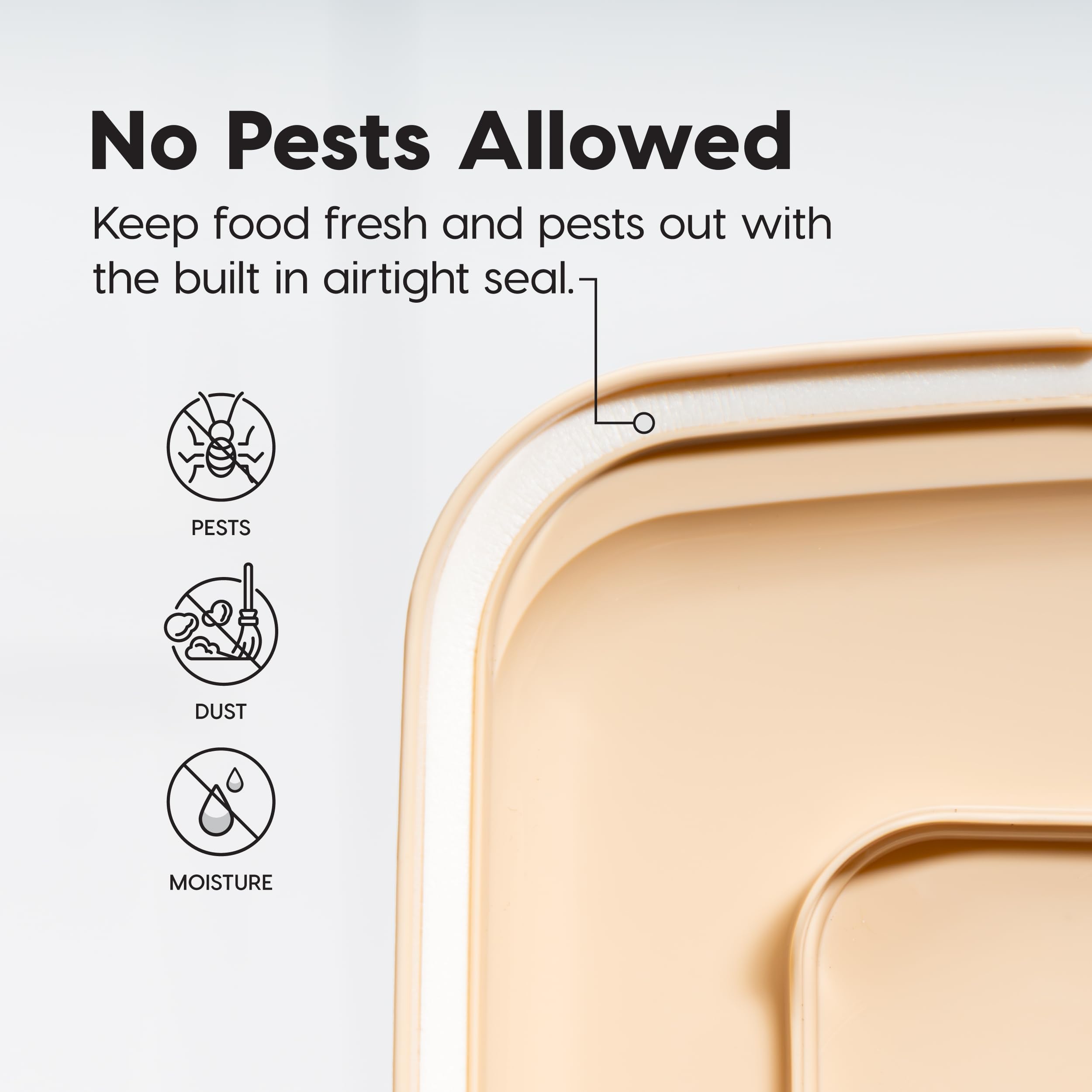 Foto 7 pulgar | Contenedor De Comida Para Perros Iris Usa Weatherpro 42 Kg - Venta Internacional.