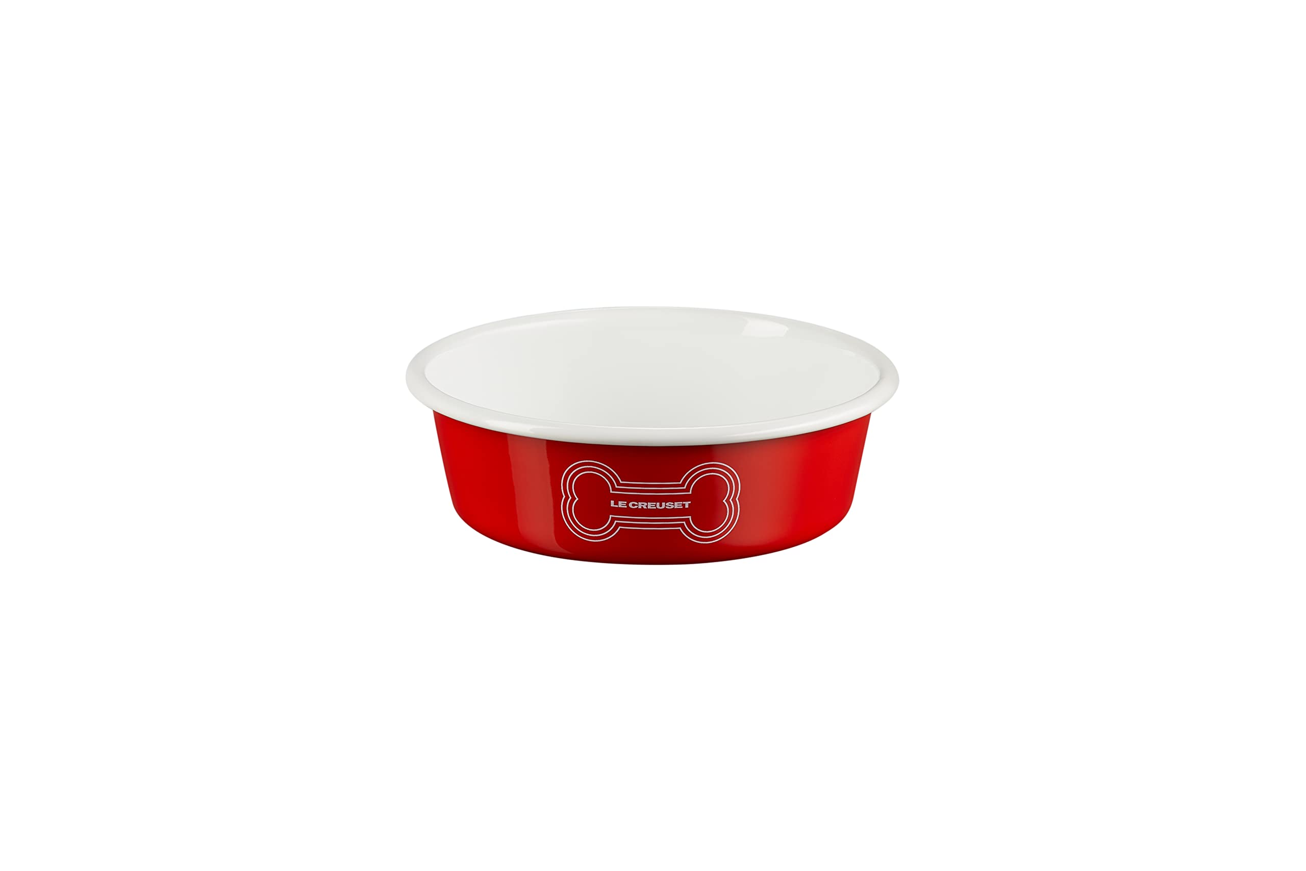 Foto 5 pulgar | Cuenco Para Perros Le Creuset, Esmaltado Sobre Acero, Tamaño Mediano, 950 Ml, Rojo - Venta Internacional.