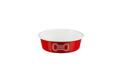 Foto 4 | Cuenco Para Perros Le Creuset, Esmaltado Sobre Acero, Tamaño Mediano, 950 Ml, Rojo - Venta Internacional.