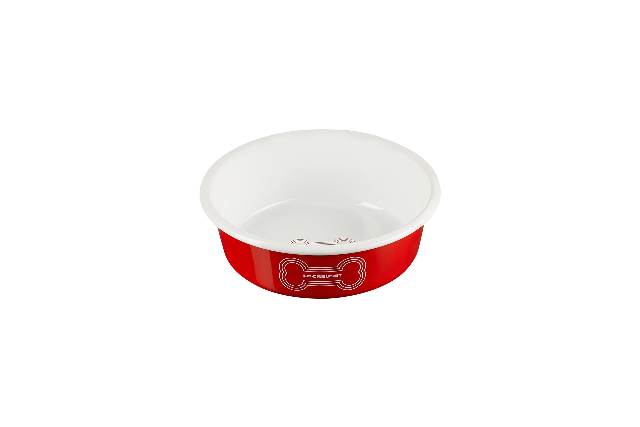 Foto 6 pulgar | Cuenco Para Perros Le Creuset, Esmaltado Sobre Acero, Tamaño Mediano, 950 Ml, Rojo - Venta Internacional.