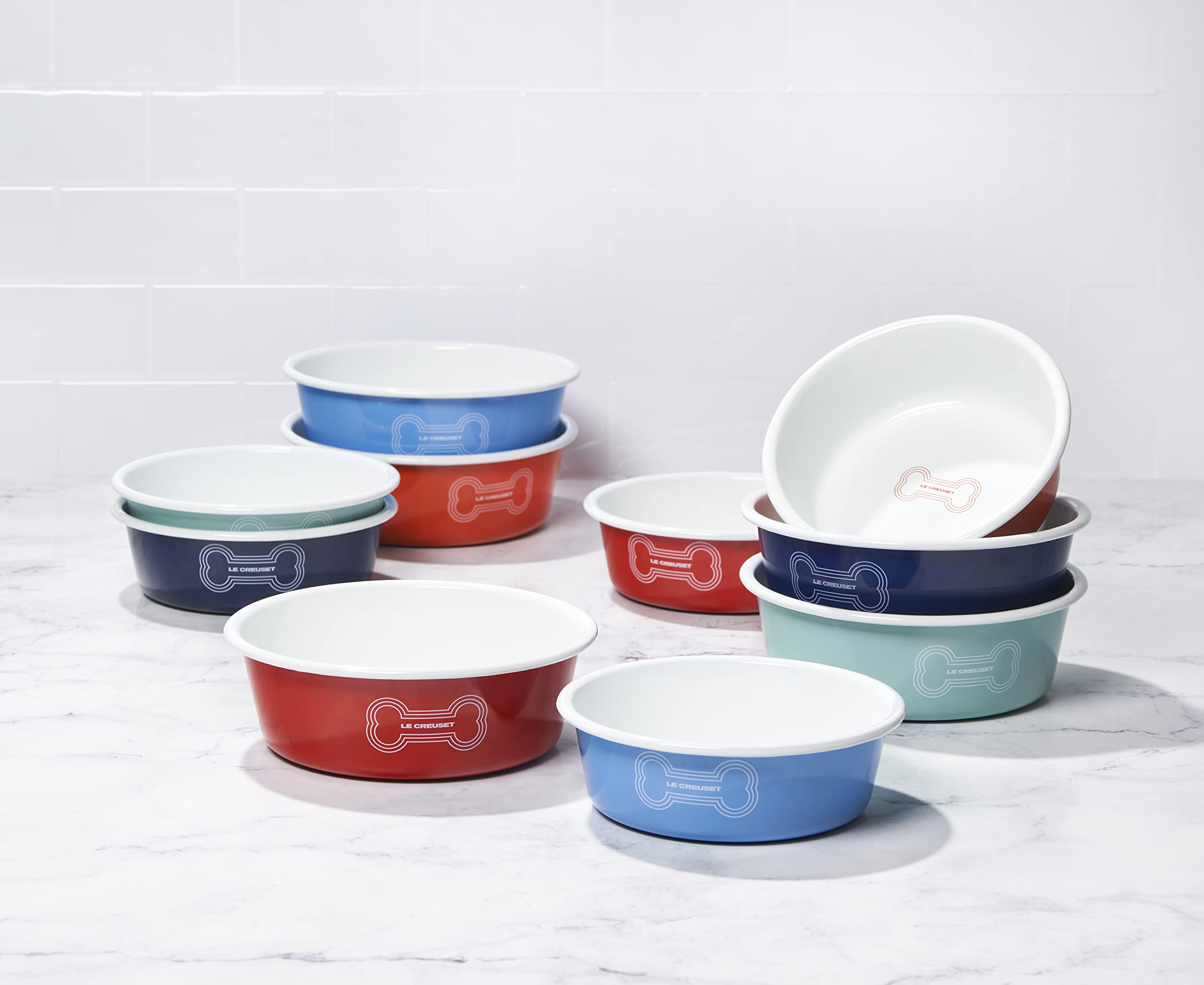 Foto 7 pulgar | Cuenco Para Perros Le Creuset, Esmaltado Sobre Acero, Tamaño Mediano, 950 Ml, Rojo - Venta Internacional.