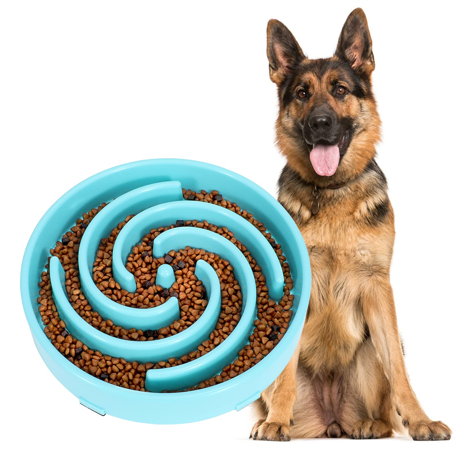 Foto 2 pulgar | Comedero Lento Jasgood Para Perros Grandes Y Medianos De 750 Ml De Capacidad - Venta Internacional.