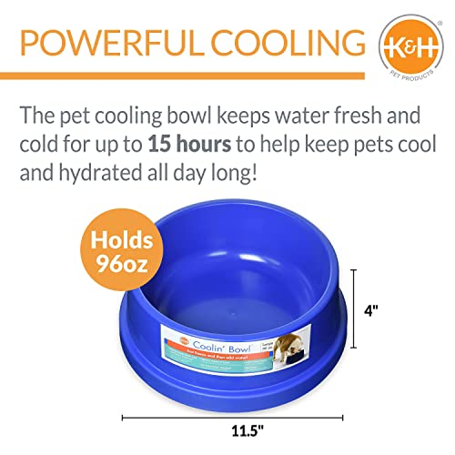 Foto 3 pulgar | Cuenco Refrigerante Para Mascotas K&h Pet Products Coolin' Blue 2.8l - Venta Internacional.