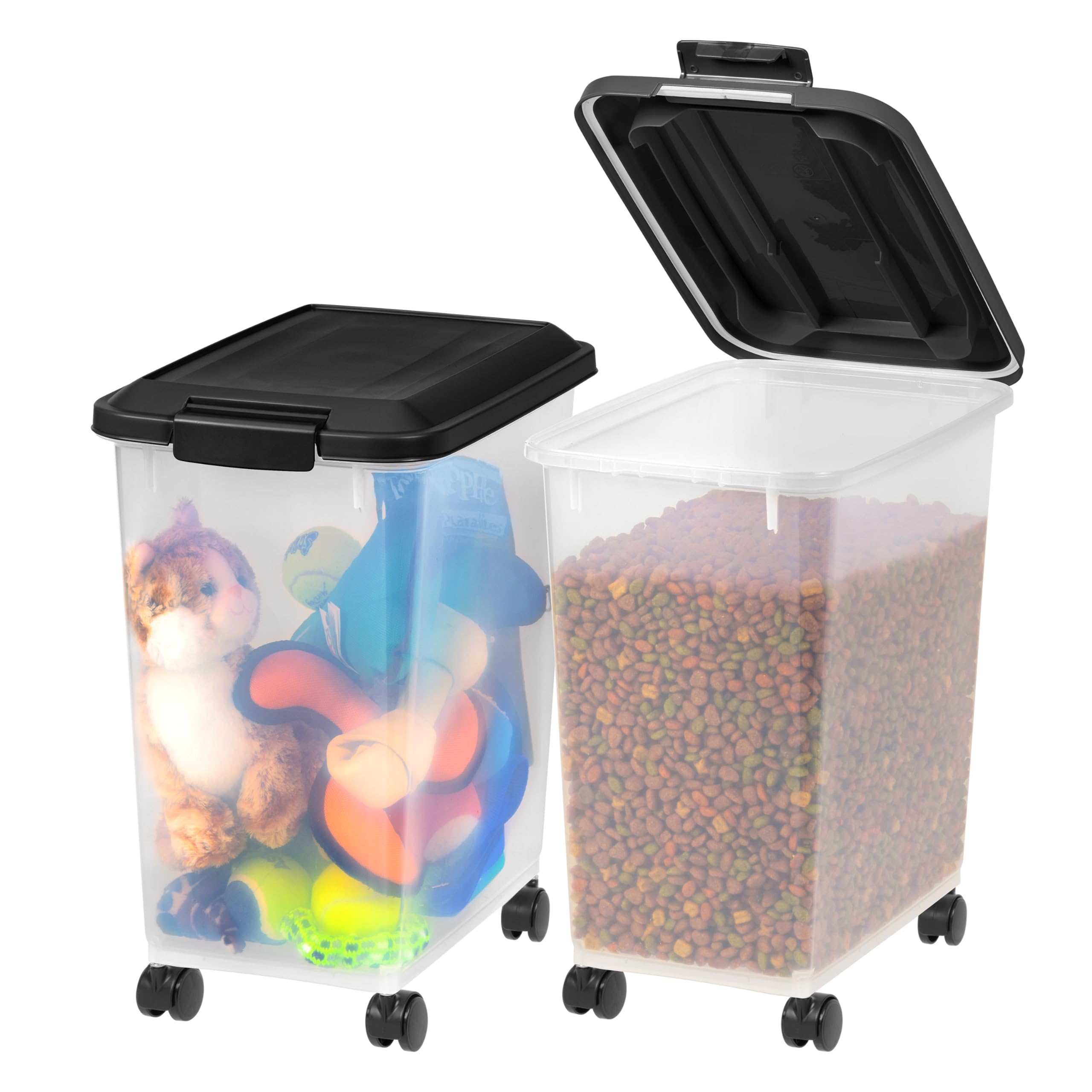 Foto 1 | Recipiente De Almacenamiento De Comida Para Perros Iris Usa, 30 Kg, Hermético, Paquete De 2 - Venta Internacional.