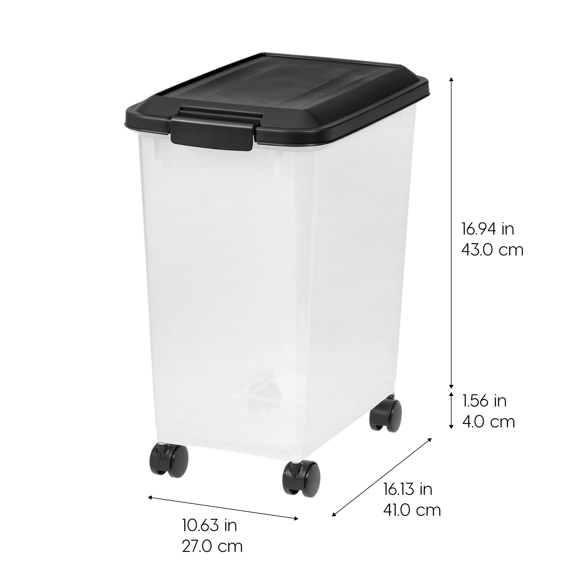 Foto 3 pulgar | Recipiente De Almacenamiento De Comida Para Perros Iris Usa, 30 Kg, Hermético, Paquete De 2 - Venta Internacional.