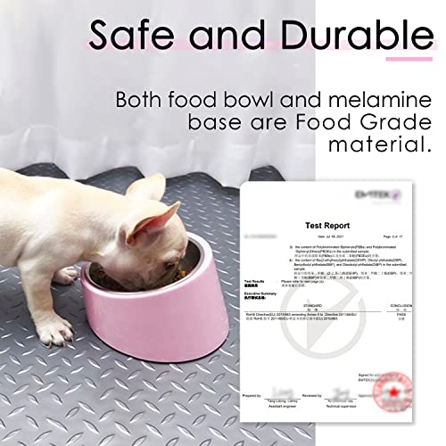 Foto 8 pulgar | Bowl Super Design 15° Inclinado Para Perros Y Gatos, Rosa Claro - Venta Internacional.