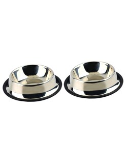 Foto 1 | Set De 2 Plato Para Mascota 18 Cm Acero Inoxidable