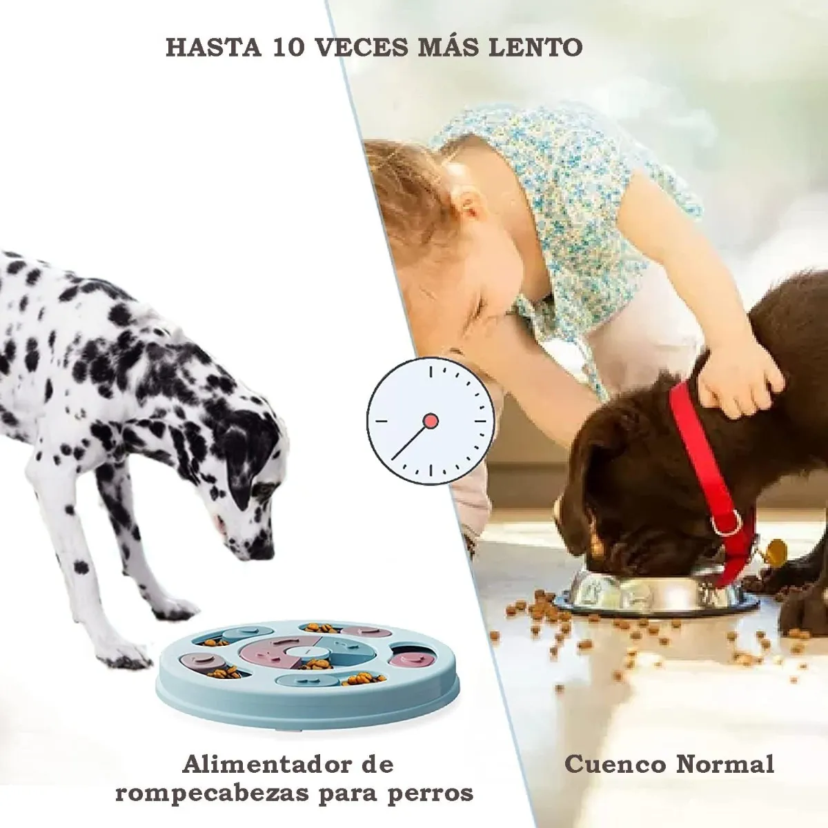 Foto 3 | Juguete Belug Perro Rompecabezas Dispensador 25cm Azul- Redondo