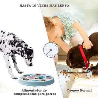 Foto 3 | Juguete Belug Perro Rompecabezas Dispensador 25cm Azul- Redondo
