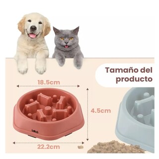 Foto 5 | Plato De Alimentación Mascota Lab.g, Rosa