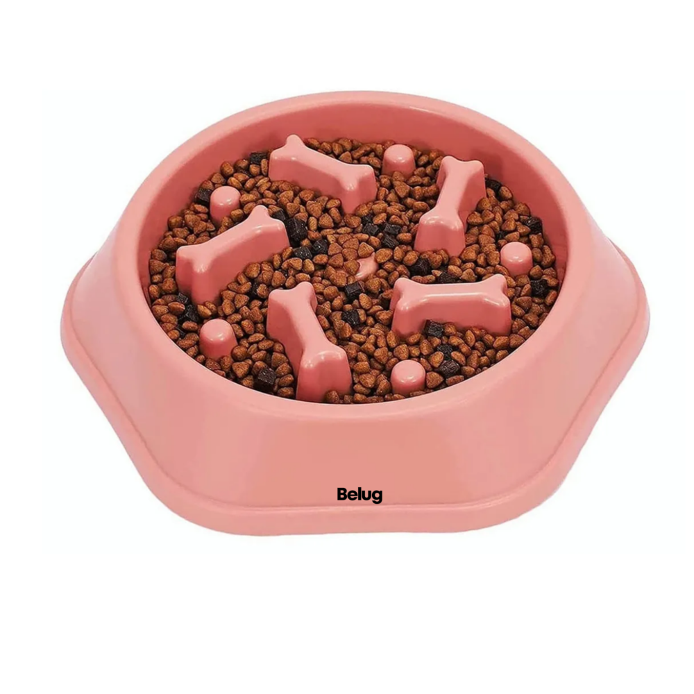 Foto 2 pulgar | Plato De Alimentación Mascota Belug,  Rosa