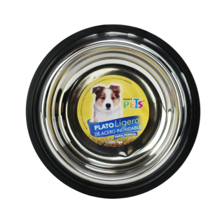 Foto 1 | Fancy Pets Plato Ligero De Acero Inoxidable Para Perro Tamaño 24 Onzas O 680 Gramos