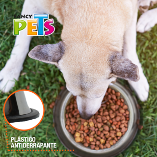 Foto 5 | Fancy Pets Plato Ligero De Acero Inoxidable Para Perro Tamaño 24 Onzas O 680 Gramos