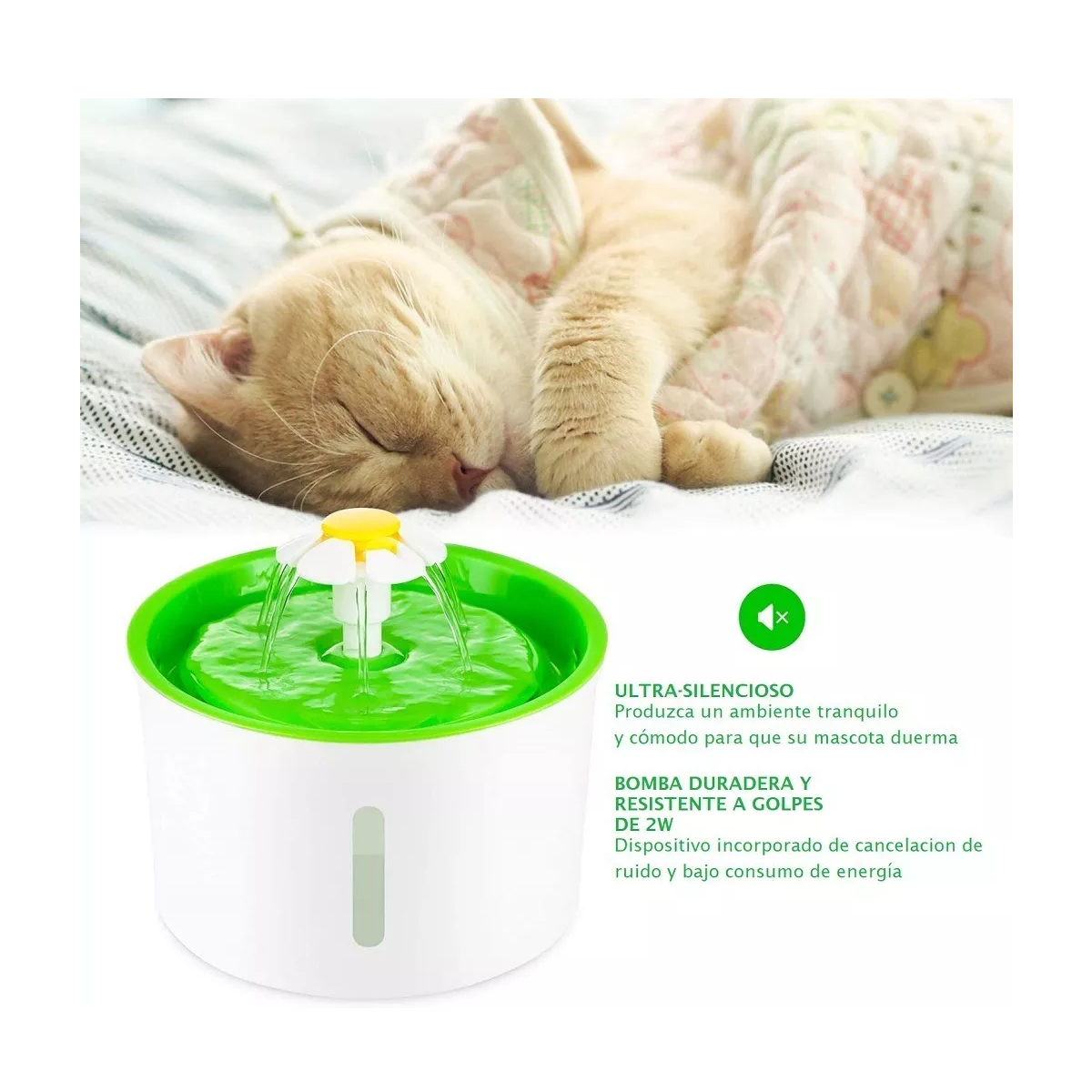 Foto 4 pulgar | Bebedero Automático Fuente Eo Safe Imports Esi-7843 para Perros y Gatos Multicolor