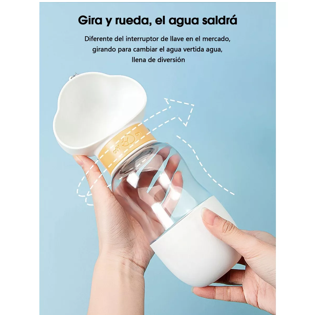 Foto 4 pulgar | Bebedero Portátil Eo Safe Imports Esi-8426 color Blanco para Perro o Gato Exteriores