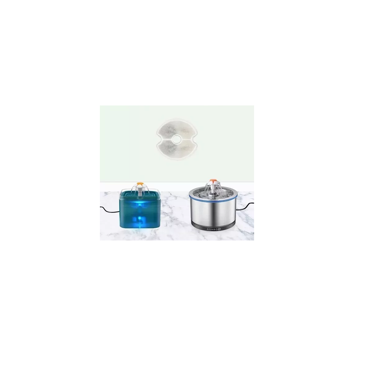 Foto 4 pulgar | Set 4pz Filtros Fuente Perro, Filtro Carbón Activado Repuesto Eo Safe Imports Esi-8422 Blanco
