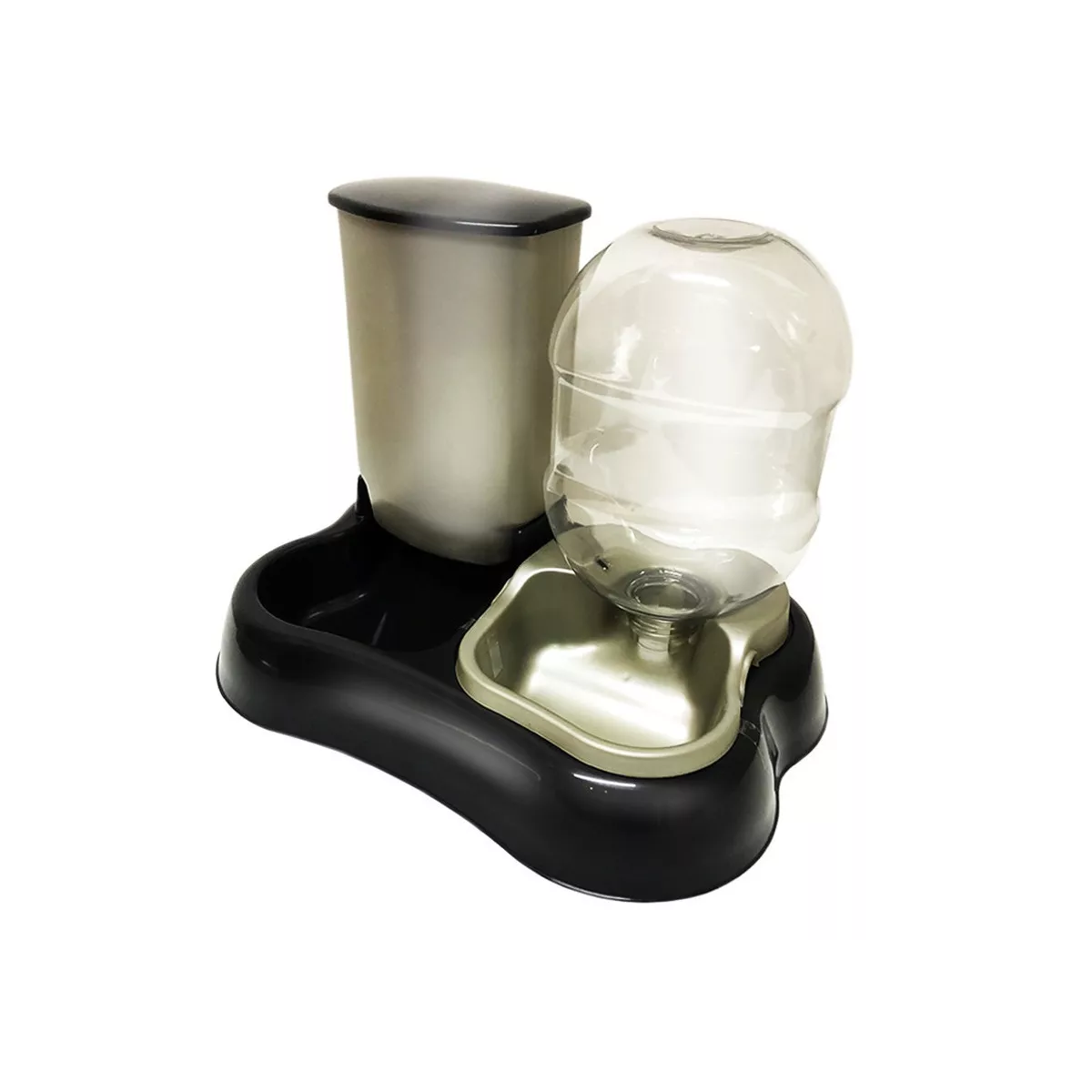 Foto 2 pulgar | Dispensador Comedero y Bebedero 2 En 1 para Perros y Gatos Eo Safe Imports Esi-8810 Negro