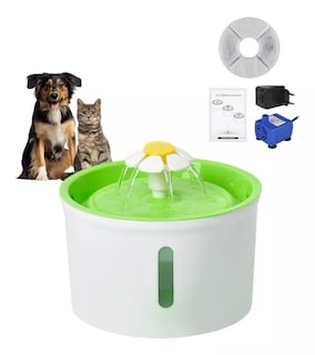 Foto 2 | Bebedero Automático Para Mascotas 1.6 Verde Con Blanco