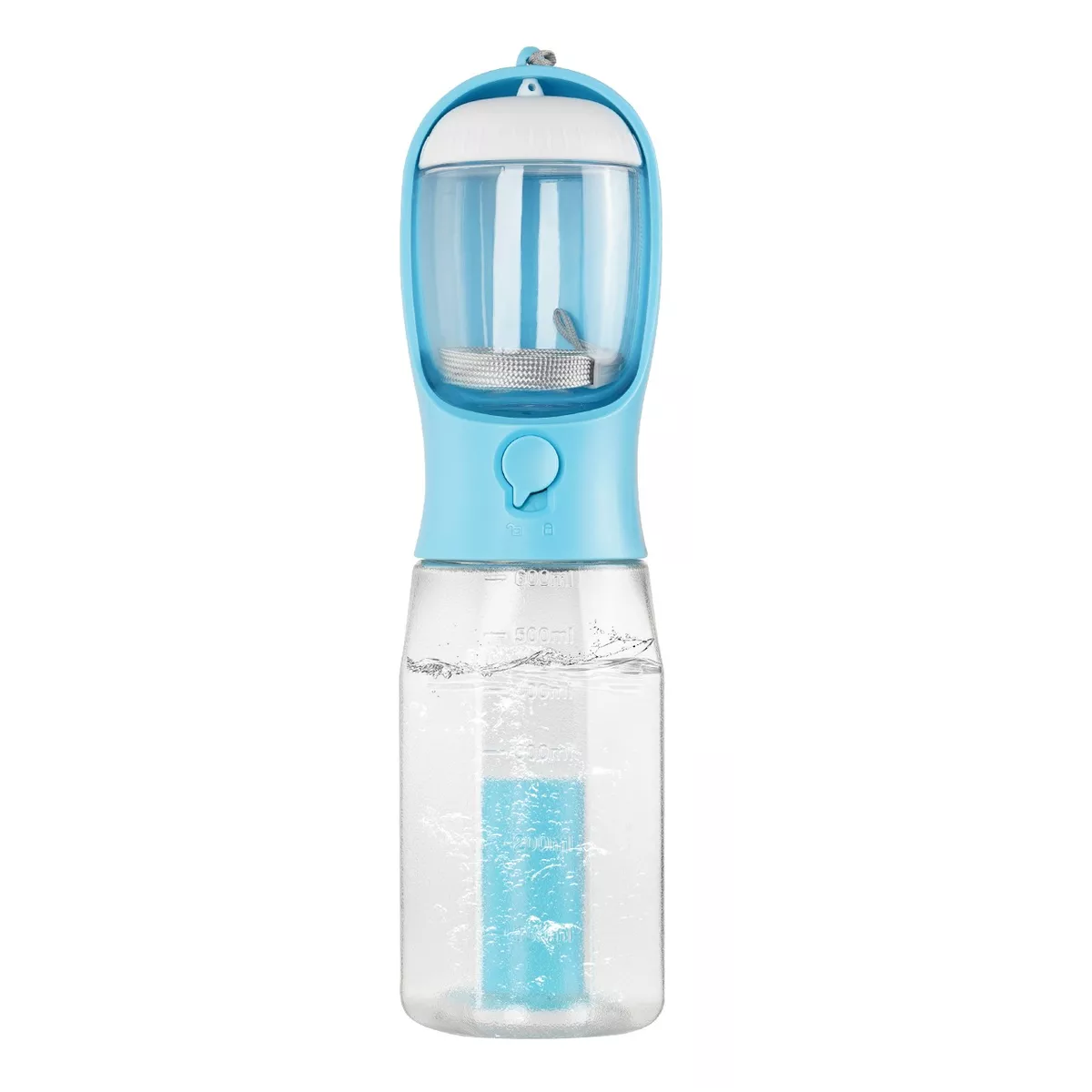 Botella de Agua para Perros Eo Safe Imports Esi-9901 Azul 600 ml 3 en 1