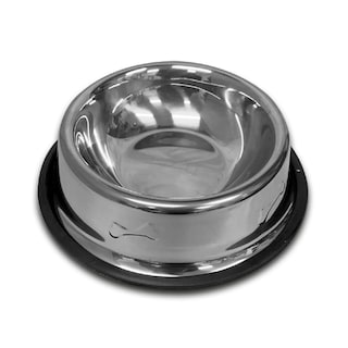 Foto 1 | Perrisimo Paquete De 6 Platos De Acero 16 Oz Para Mascota