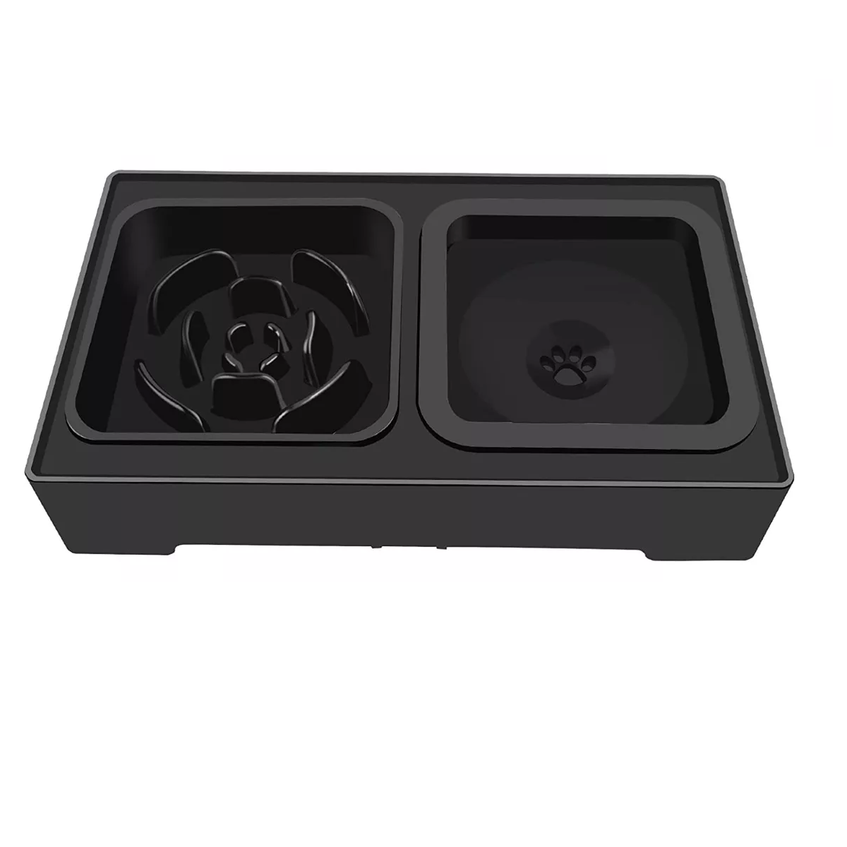 Foto 2 pulgar | Soporte Ajustables para Tazón de Perro Grande Eo Safe Imports ESI-10869 Negro 4 Alturas