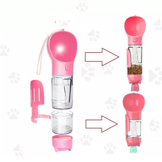 Foto 3 | Botella de Agua para Mascotas Bebedero 3 Bolsas Eo Safe Imports Esi-11548 Rosa