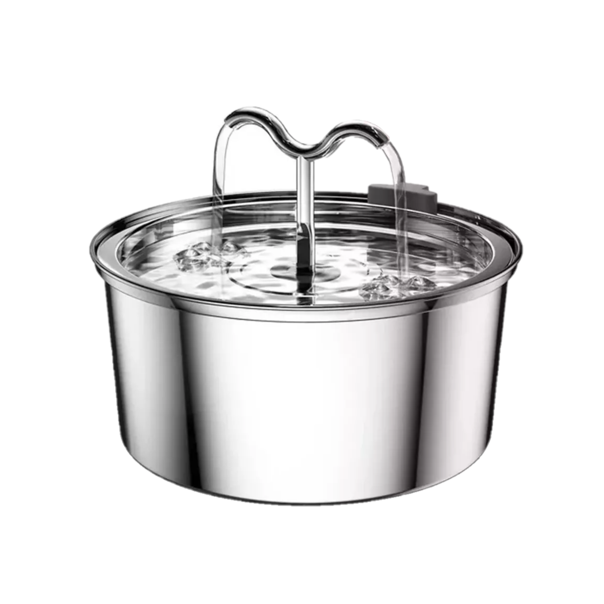 Fuente y Bebedero de Acero Inoxidable para Mascotas de 3.2 l