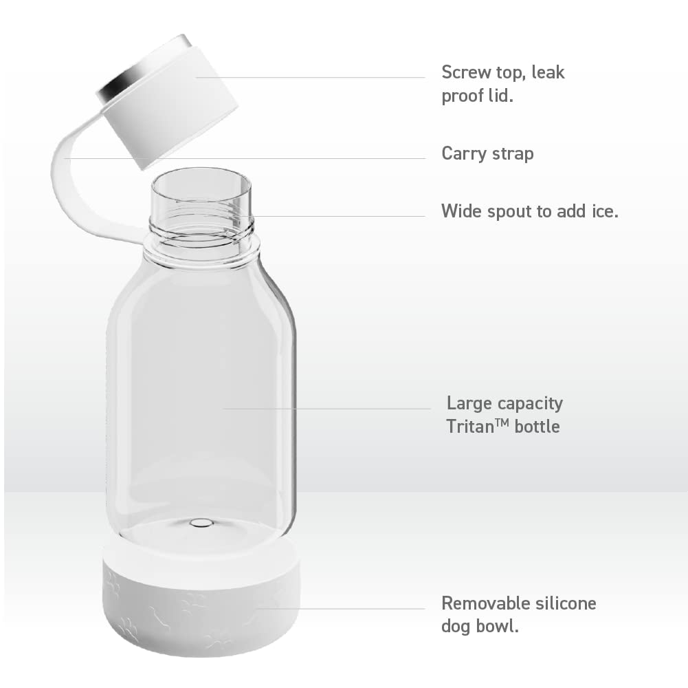 Foto 5 pulgar | Botella De Agua Con Cuenco Para Perros Adjunto Asobu Tritan De 1,5 L - Venta Internacional.