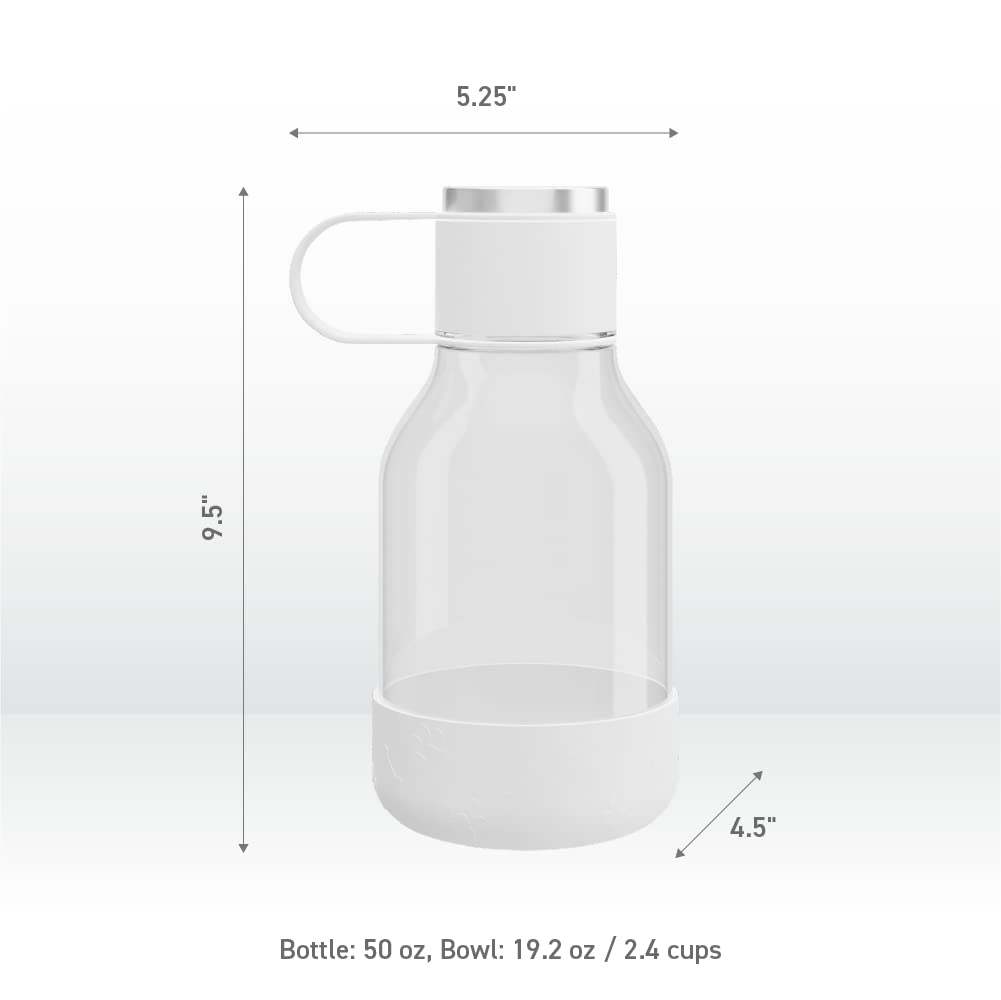 Foto 6 pulgar | Botella De Agua Con Cuenco Para Perros Adjunto Asobu Tritan De 1,5 L - Venta Internacional.