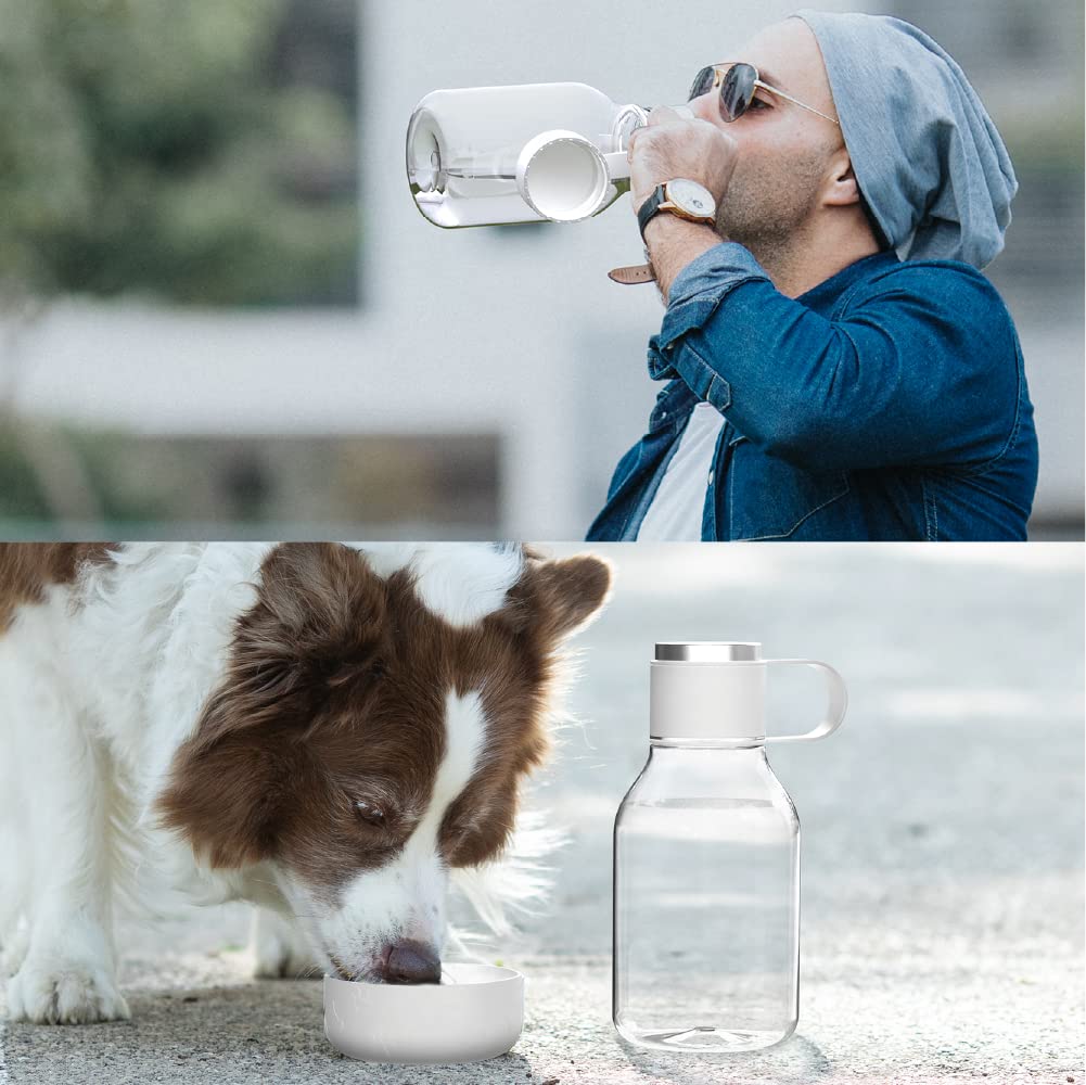 Foto 7 pulgar | Botella De Agua Con Cuenco Para Perros Adjunto Asobu Tritan De 1,5 L - Venta Internacional.