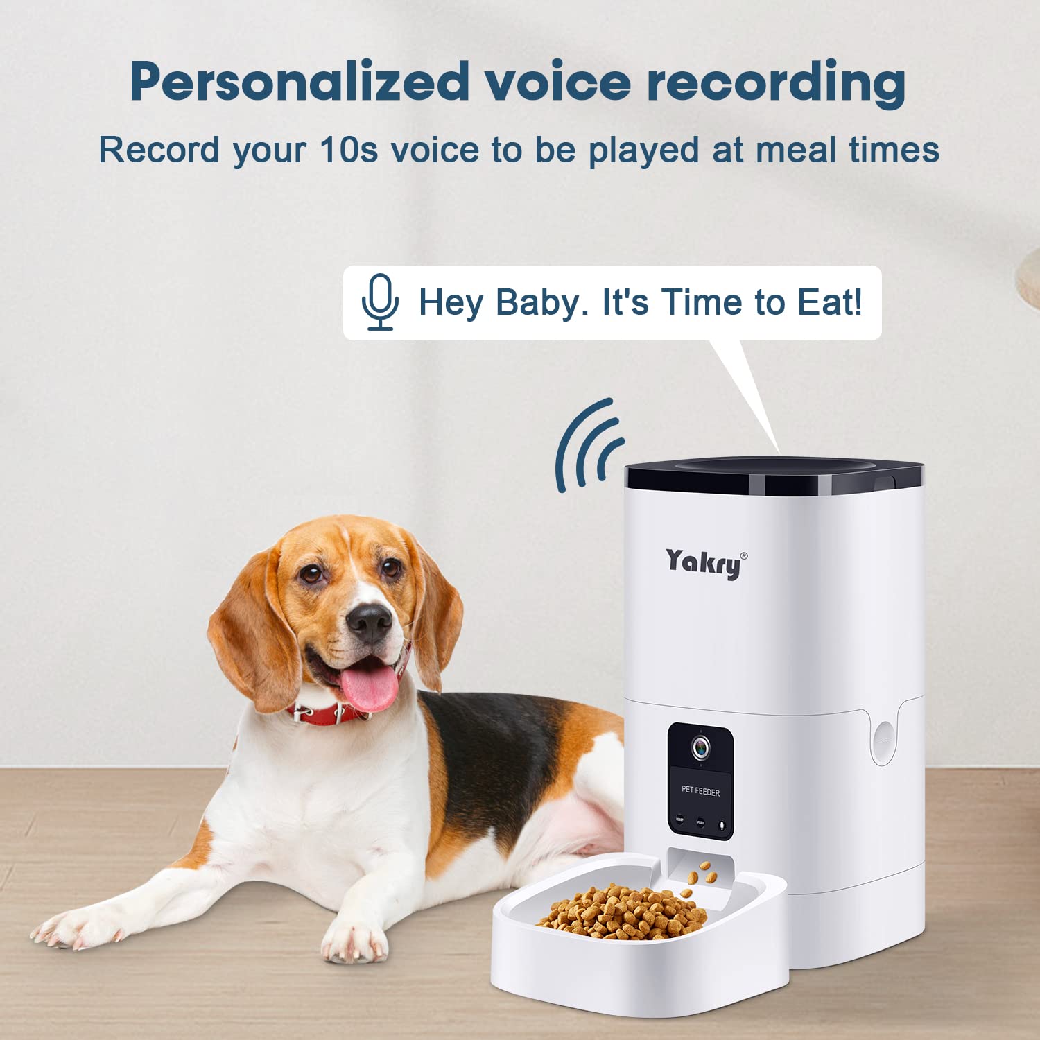 Foto 6 | Comedero Automático Para Perros Yakry Con Cámara, Aplicación Wifi De 6 L/1500 Ml - Venta Internacional.