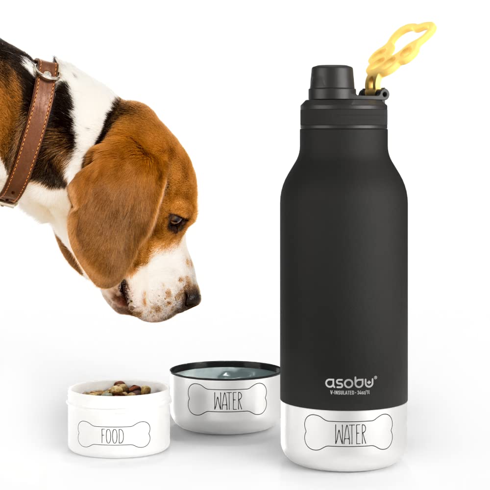 Foto 2 pulgar | Botella De Agua Asobu Dog Buddy Con Cuenco De Agua Para Perros De 1 Litro - Venta Internacional.