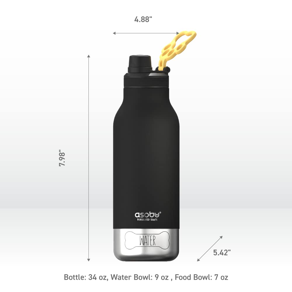 Foto 6 pulgar | Botella De Agua Asobu Dog Buddy Con Cuenco De Agua Para Perros De 1 Litro - Venta Internacional.