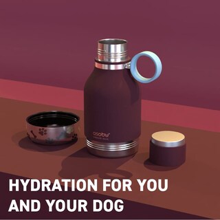 Foto 2 | Cuenco Para Perros Unido A Una Botella De Viaje Aislante De Acero Inoxidable - Venta Internacional.