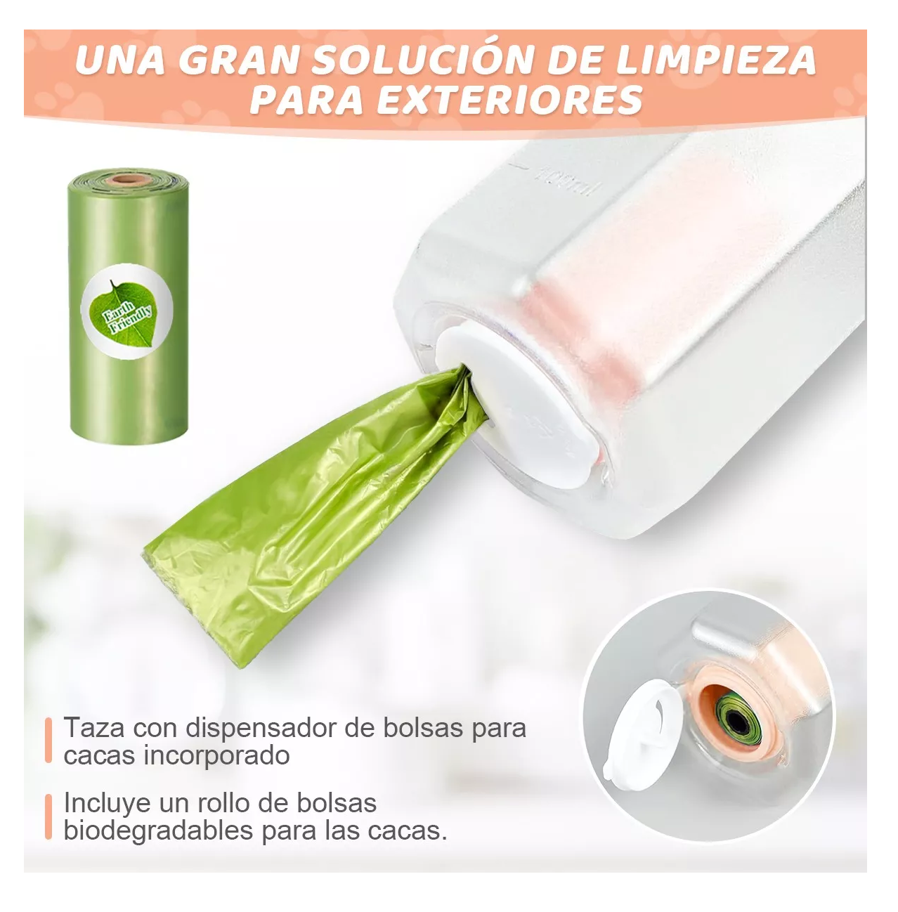 Foto 6 pulgar | Bebedero Para Perro Portátil 600 Ml Con Bolsa De Basura*3 Rosa/transparente