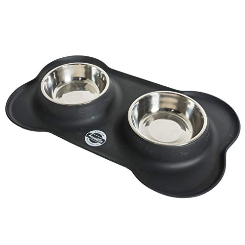 Estación De Alimentación Para Mascotas Franklin Pet Supply, Cuenco Doble - Venta Internacional.