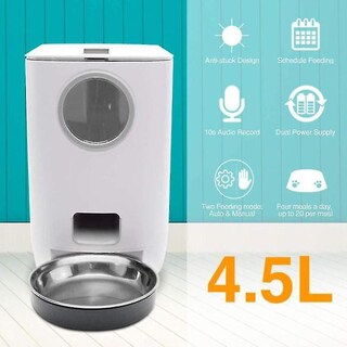Foto 3 | Comedero Para Mascotas Smart Automatic, 4,5 L, Para Perros Y Gatos - Venta Internacional.
