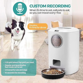 Foto 4 | Comedero Para Mascotas Smart Automatic, 4,5 L, Para Perros Y Gatos - Venta Internacional.