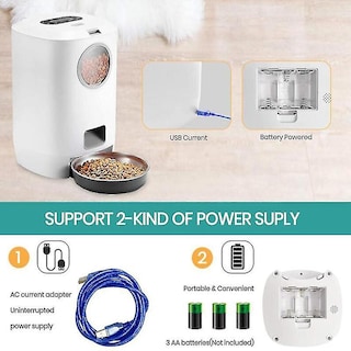 Foto 5 | Comedero Para Mascotas Smart Automatic, 4,5 L, Para Perros Y Gatos - Venta Internacional.