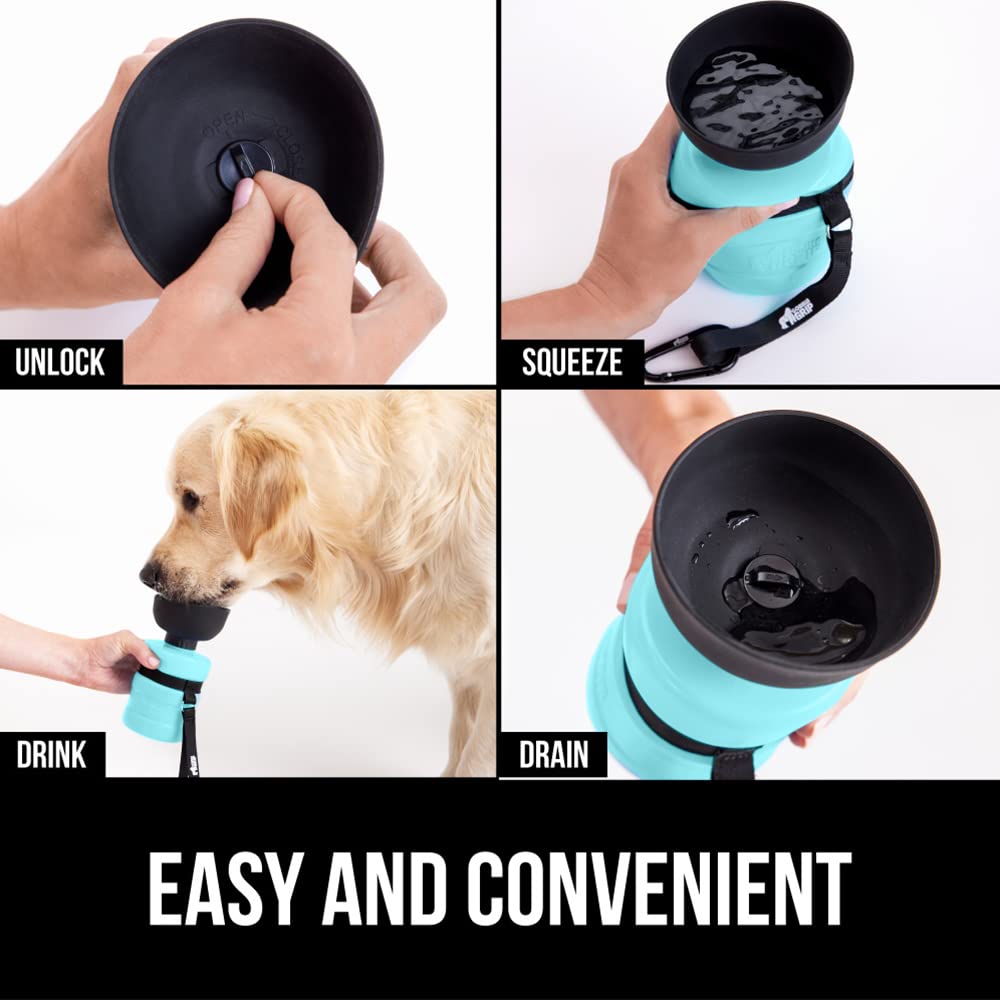 Foto 3 pulgar | Botella De Agua Portátil Para Perros Gorilla Grip, A Prueba De Fugas, 500 Ml - Venta Internacional.