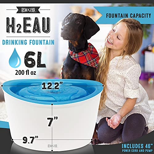 Foto 5 pulgar | Dispensador De Agua Zeus Fresh & Clear Para Perro Y Gato 6l - Venta Internacional.