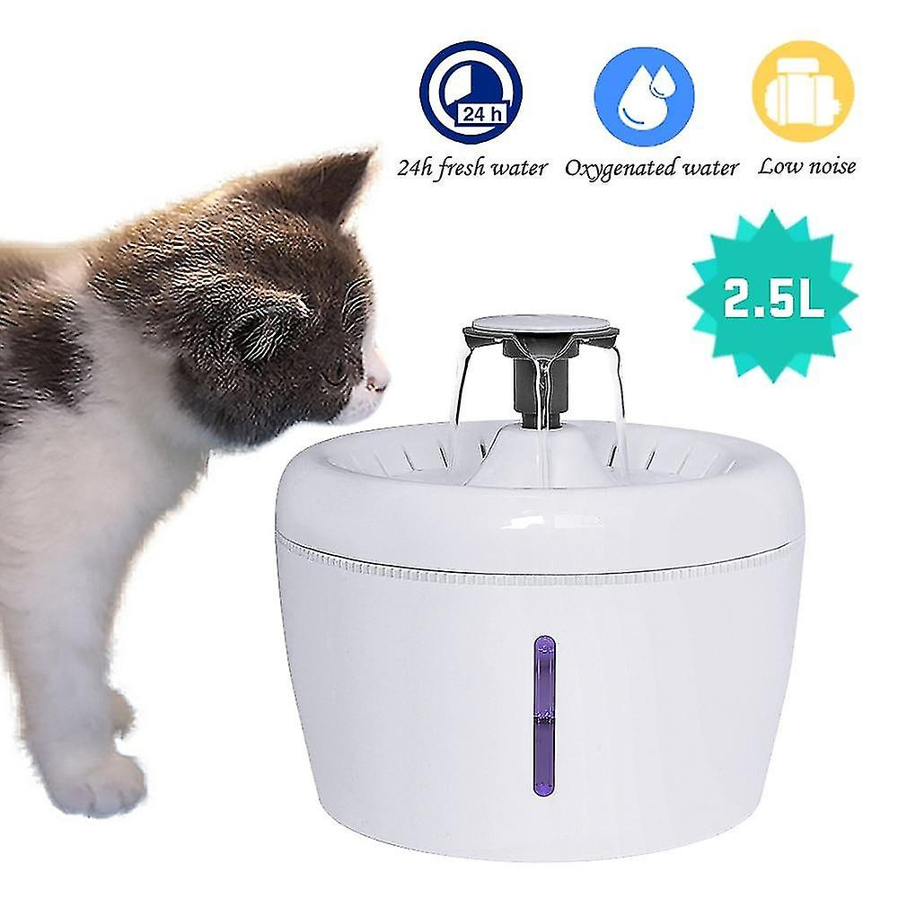 Foto 3 pulgar | Fuente Automática De Agua Para Mascotas Huoguo 2.5l Para Gatos Y Perros - Venta Internacional.