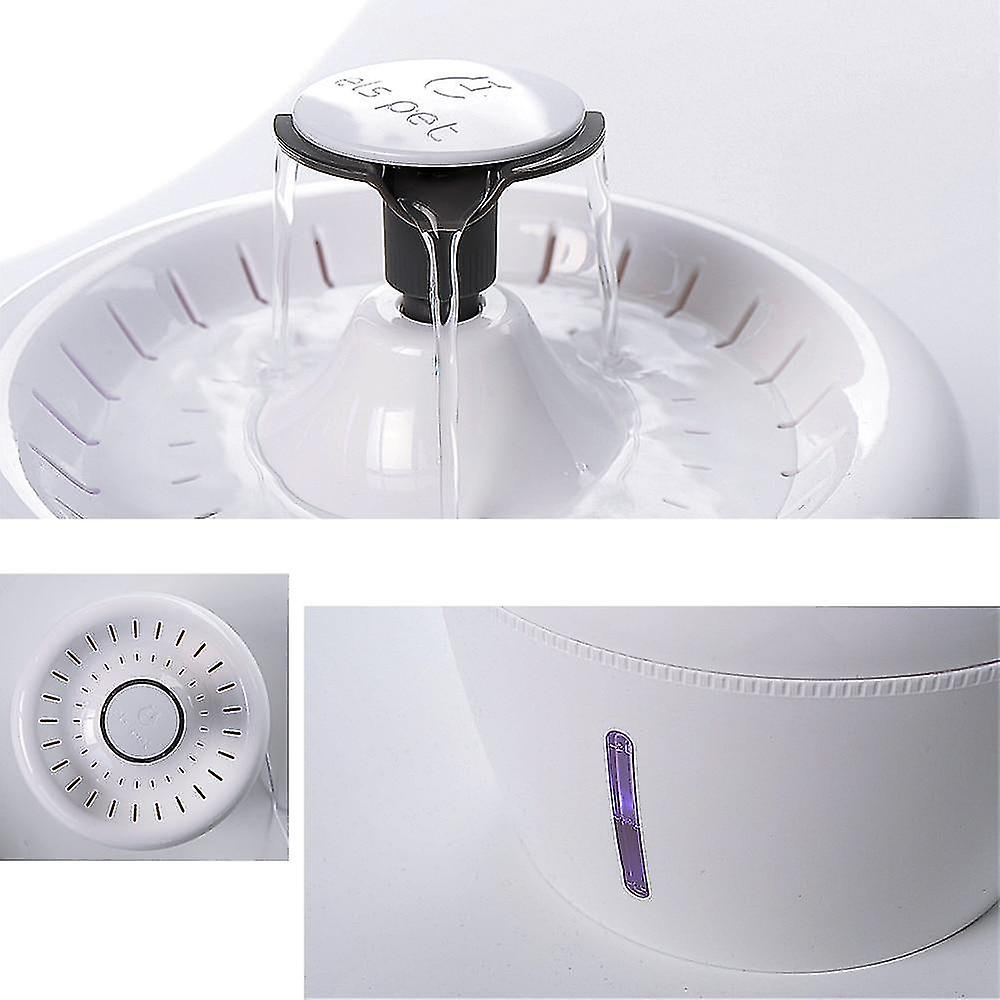 Foto 3 | Fuente Automática De Agua Para Mascotas Huoguo 2.5l Para Gatos Y Perros - Venta Internacional.