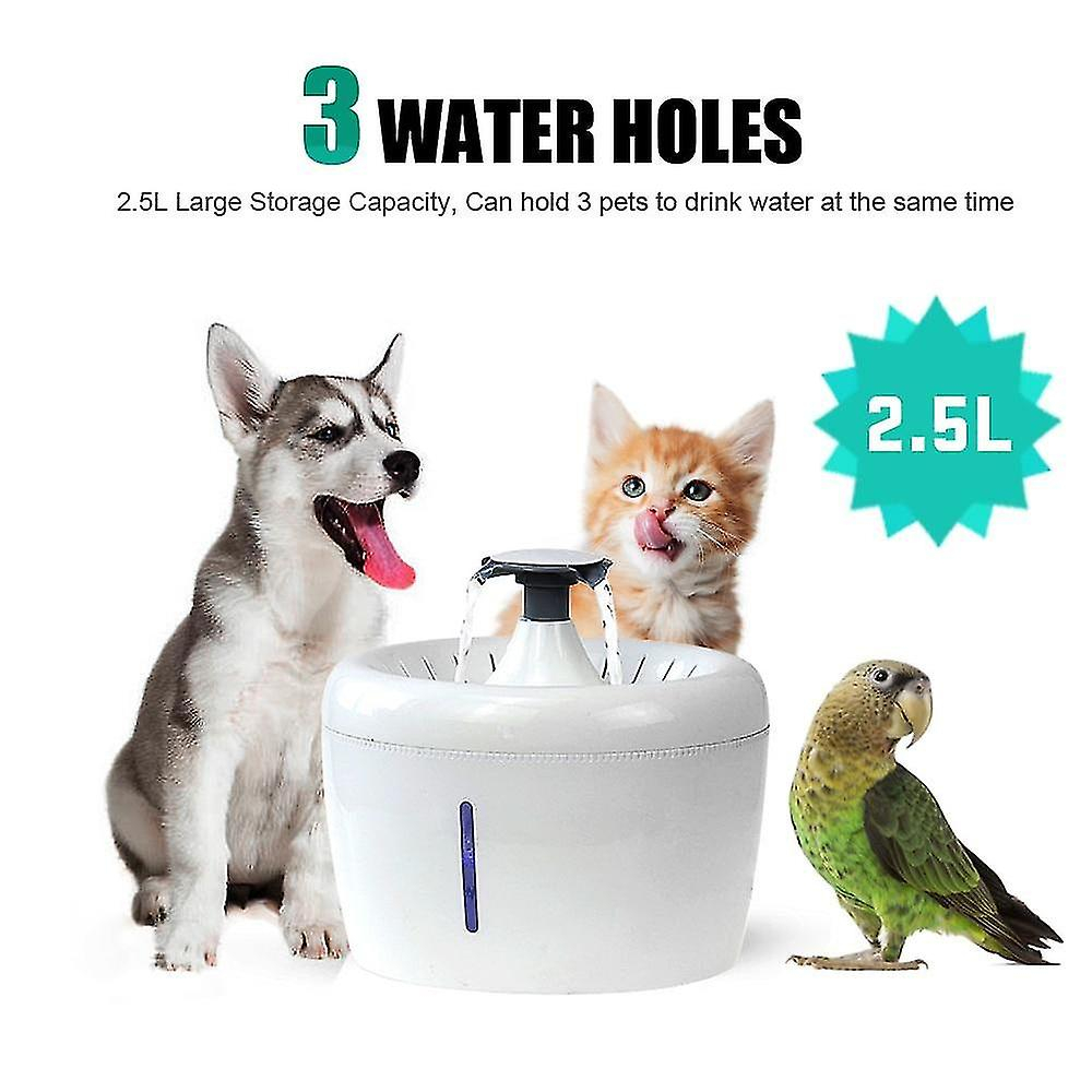 Foto 6 pulgar | Fuente Automática De Agua Para Mascotas Huoguo 2.5l Para Gatos Y Perros - Venta Internacional.