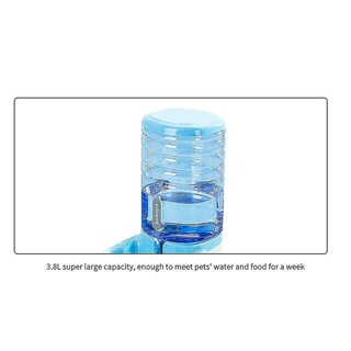 Foto 3 | Fuente De Agua Para Gatos Huoguo De 3,8 L, Color Azul - Venta Internacional.