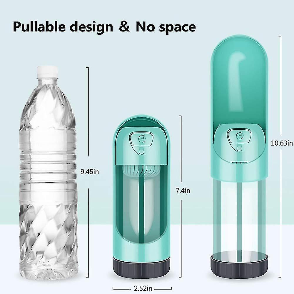 Foto 3 pulgar | Botella De Agua Portátil Para Mascotas Con Filtro Y Dispensador De Alimentos - Venta Internacional.