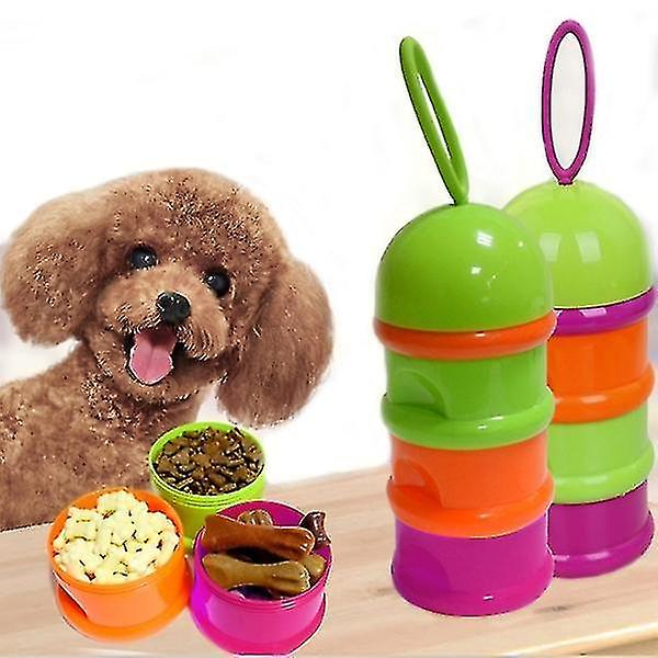 Caja De Aperitivos Portátil De Tres Capas Para Mascotas Bird Cage Bird Baths - Venta Internacional.