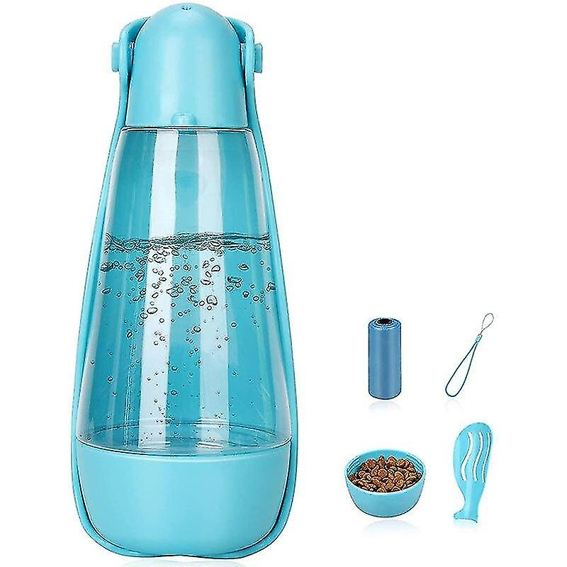 Foto 2 pulgar | Bebederos Para Botellas De Agua Para Perros, Portátiles, Plegables, Azules - Venta Internacional.