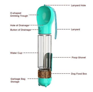 Foto 5 | Botella De Agua Portátil Para Mascotas, Vaso Para Beber De 300 Ml Para Perros - Venta Internacional.